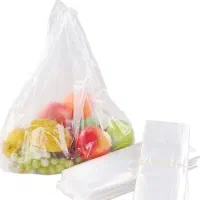 فروش جزئی و عمده نایلون دسته دار شفاف درجه 1