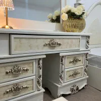 تخت و میز آرایش|تخت و سرویس خواب|گرمه, |دیوار