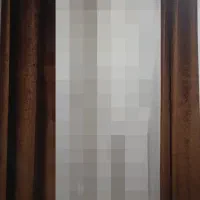 پرده شانل قهوه ای|پرده، رانر، رومیزی|شیراز, سهل‌آباد|دیوار