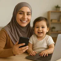 کاردر منزل با گوشی