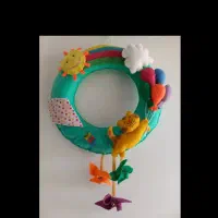 دیوار کوب نمدی|صنایع دستی و سایر لوازم تزئینی|شاهرود, |دیوار