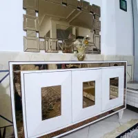 میز کنسول و اینه و میز تی وی در حد نو
