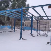 جوشکاری اسکلت ((کارخلاف در یک روز با دیوار ))