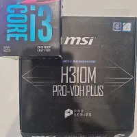 مادربورد h310 pro-vdh plus + سی پی یو 9100f