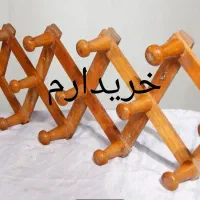 رخت آویز چوبی دیواری