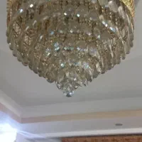 دو عددلوسترقطر۹۰ و۴۰ درحدنو و ساعت خیلی قدیمی برنز|لوستر و چراغ آویز|تهران, آبشار تهران (دریاچه)|دیوار