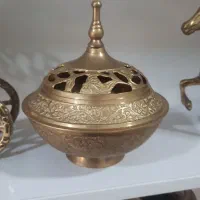 پا سماور سرویس کامل برنجی|صنایع دستی و سایر لوازم تزئینی|رباط‌کریم, شترخوار|دیوار