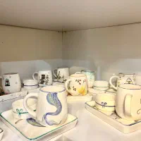 ماگ به همراه سینی و قندون