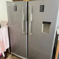 یخچال فریزر دوقلو رنگ سیلور سیلوان شیک و جادار|یخچال و فریزر|ماکو, |دیوار