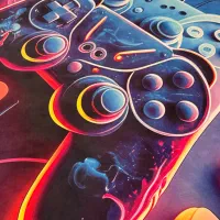 قالیچه طرح گیمینگ مخصوص اتاق گیم|فرش|شهرضا, |دیوار