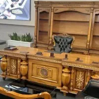 مبلمان اداری میز مدیریت چوبی