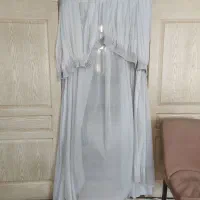 پرده حریر شیشه ای ساده