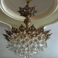 لوستر برنز نو|لوستر و چراغ آویز|قرچک, شهرک طلائیه|دیوار