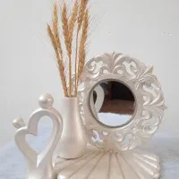 مجسمه دکوری سه تیکه آدمک متفکر|مجسمه، تندیس، ماکت|یزد, |دیوار