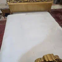 تخت دونفره تشک طبی ومیز آرایش وایینه|تخت و سرویس خواب|تهران, آشتیانی|دیوار