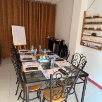 میز صندلی فلزی میز ۸ نفره