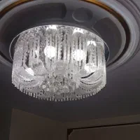 لوسترسقفی کریستال|لوستر و چراغ آویز|قزوین, |دیوار