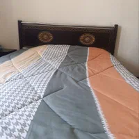 سرویس خواب دونفره به همراه تشک خوشخواب. ۱۶۰سانتی|تخت و سرویس خواب|کرج, برغان|دیوار