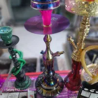 قلیان برنجی قلمکاری توپر سنگین ۲فرشته پرکار کامل|کوهنوردی و کمپینگ|اسلام‌شهر, شهرک سالور|دیوار