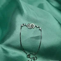 دستبند نقره کد ۱۷۷۱ (گالری نقره سینا)