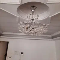 لوستر کریستال و استیل|لوستر و چراغ آویز|تهران, جنت‌آباد جنوبی|دیوار