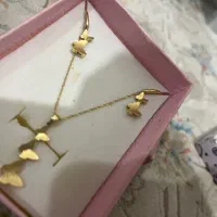 طلا گوشواره  النگویا نیم ست نویه نو بافاکتور