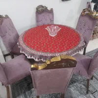 مبل ۷نفره ،استیل با میز و عسلی  تمیز  وشیک ،|مبلمان خانگی و میز عسلی|تهران, تهرانسر شرقی|دیوار