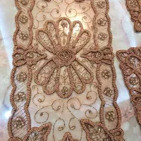 سته رومیزی ۴تیکه.کاردست|پرده، رانر، رومیزی|تهران, جنت‌آباد شمالی|دیوار