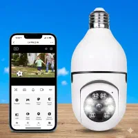 دوربین بیسیم مداربسته لامپی چرخشی مدلv380/اورجینال