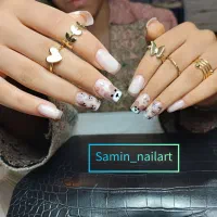 کاشت ناخن به مناسبت یلدا ۴۵۰|خدمات آرایشگری و زیبایی|زاهدان, |دیوار