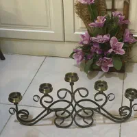 شمعدان و چراغ شمعی قدیمی