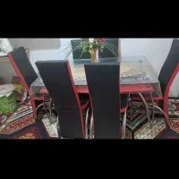 میز ناهار خوری ۶نفره سالم مرتب|میز و صندلی غذاخوری|شیراز, شریف‌آباد|دیوار