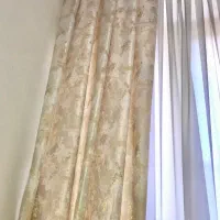 پرده حریر شاین با دکوری ژاکارد کلاسیک