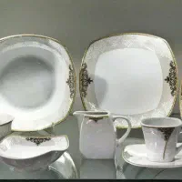 چینی پارس فله ۱۸ نفره، قالب مربع (کد ۱۸۲۶)