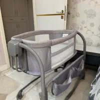 گهواره برقی و تخت کنار مادر ماستلا ۴ در یک|تخت و صندلی بچه|خوانسار, |دیوار