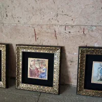 سه عدد تابلو چوبی