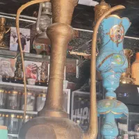 گلاب پاش ۱ متری قدیمی عتیقه انگشتر تسبیح دله