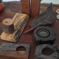 فروش جاشمعی چوبی