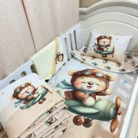 ست رو تختی ۵ تیکه نوزادی|اسباب و اثاث بچه|مشهد, شهید قربانی|دیوار