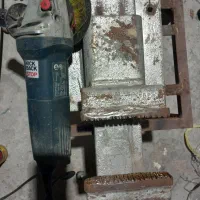 سنگ فرز و گیره و پله 4متری