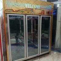یخچال ویترینی 3درب یک سمت نما استیل طلایی|فروشگاه و مغازه|اهواز, فرهنگ شهر|دیوار