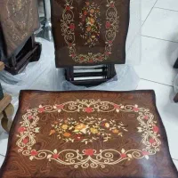 میز عسلی تاشو ۴ تایی ، چوب MDF پولیش شده براق|مبلمان خانگی و میز عسلی|رشت, معلم|دیوار