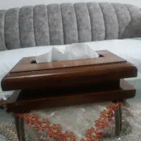 جا دستمال کاغذی  چوبی  نو