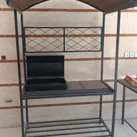 کباب پز ذغالی .هیزمی .وساخت با طراحی شما .