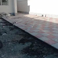 سنگ فرش شیب بندی موزاییک سرامیک جدول و سیمانکاری|خدمات پیشه و مهارت|سنندج, |دیوار