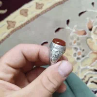 انگشتر نقره قدیمی دست ساز عقیق|جواهرات|رباط‌کریم, رباط‌کریم|دیوار