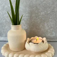 گلدان و جاشمعی