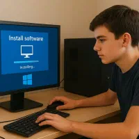 نصب ویندوز در محل