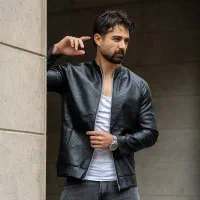 کاپشن طرح پوست مار