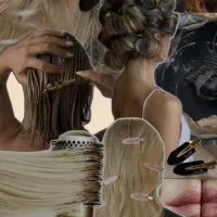 مدل برای براشینگ مو